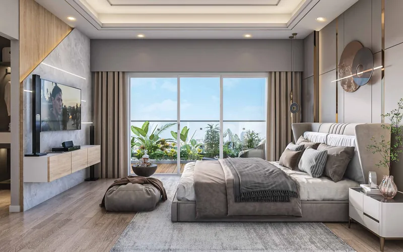 Purva Meraki: Bedroom